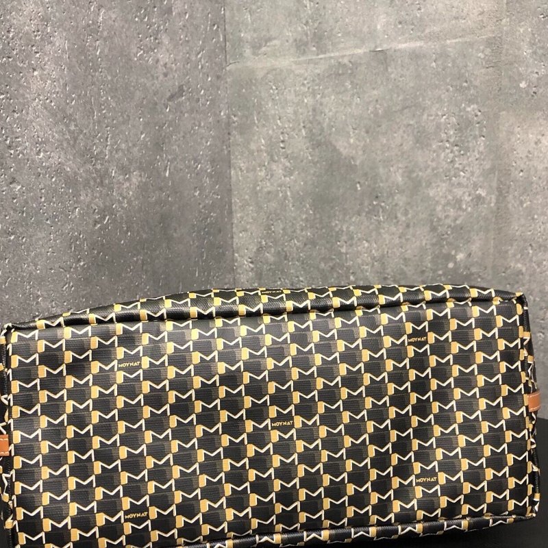 Moynat paris Mcanvas hobo  帆布手提斜背包32*17*15cm 99新配件塵袋 肩帶-6