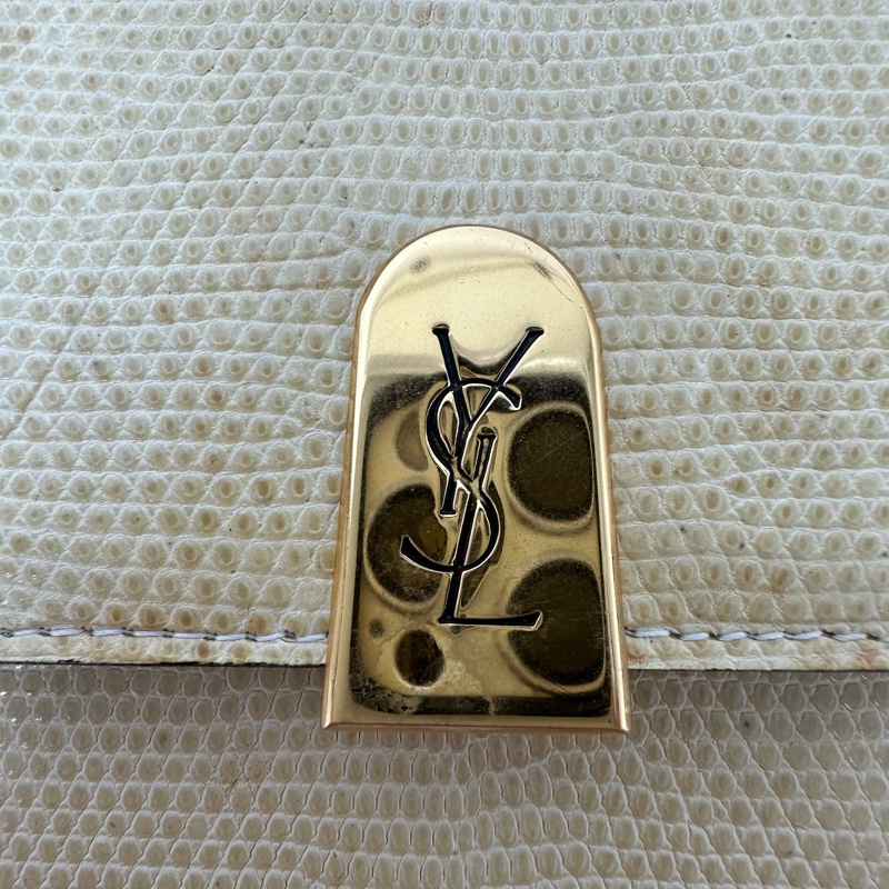 【赫蒂國際精品】YSL 聖羅蘭 經典復古蜥蜴皮 單肩包 vintage-7