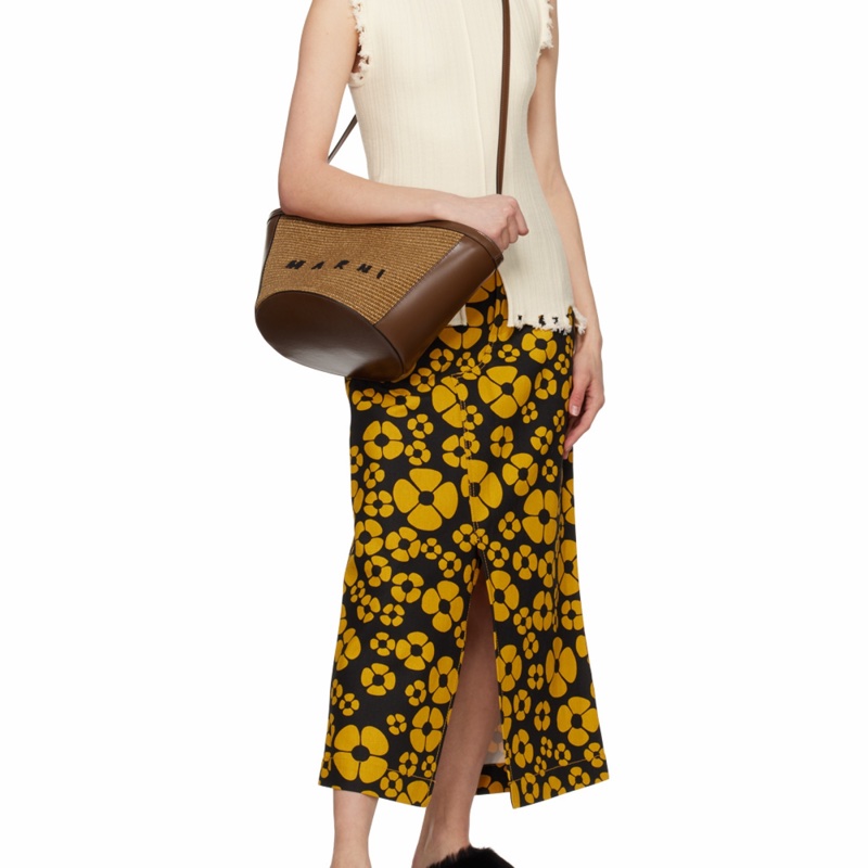 Marni 女士 TROPICALIA 小號單肩包均碼碼小號、40cm*21cm*27cm-5