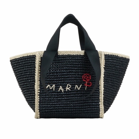 Marni 女士 小號Sillo編織手提包均碼碼小號、22cm*13cm*22cm