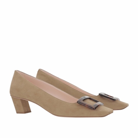 Roger Vivier 女士 方頭一腳蹬高跟鞋36 37 37.5 38 38.5 39 40 41 41.5 42碼跟高: 4.5cm