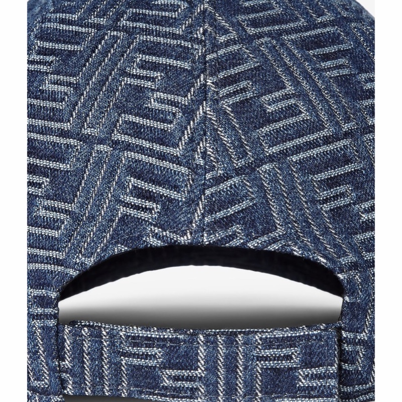 Fendi 男士 FF牛仔棒球帽均碼碼-2