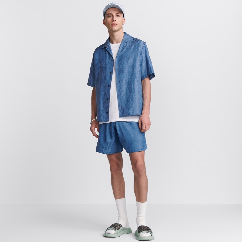 Dior 男士 Oblique 短褲S L碼-3