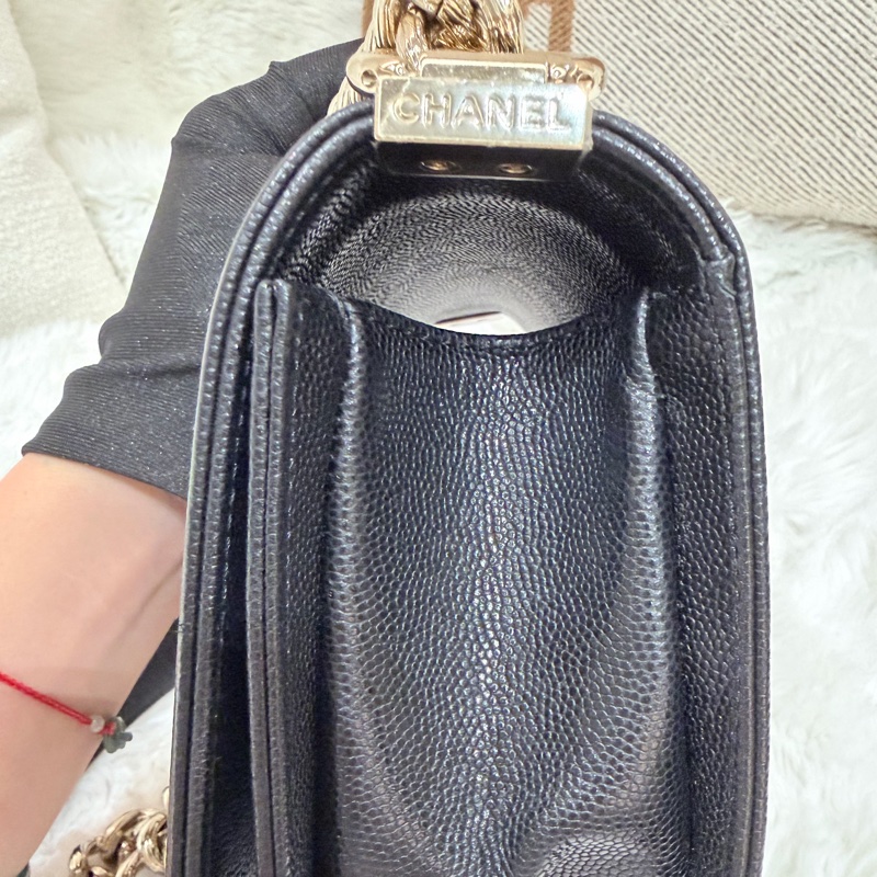 Chanel/ Le Boy Mini/ 黑金-4