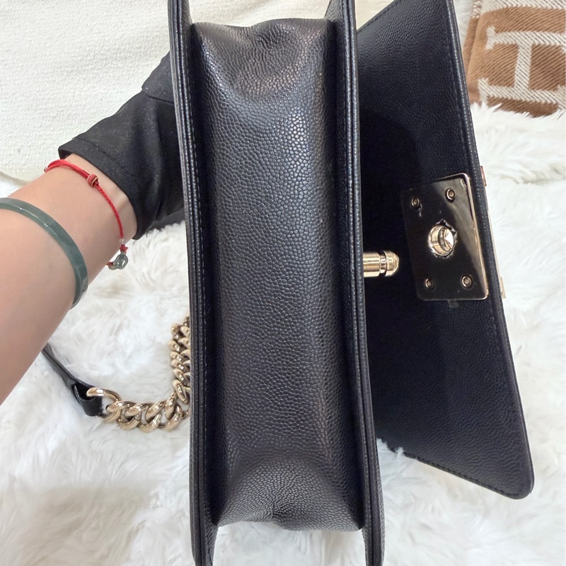 Chanel/ Le Boy Mini/ 黑金-5