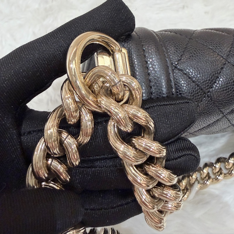 Chanel/ Le Boy Mini/ 黑金-16