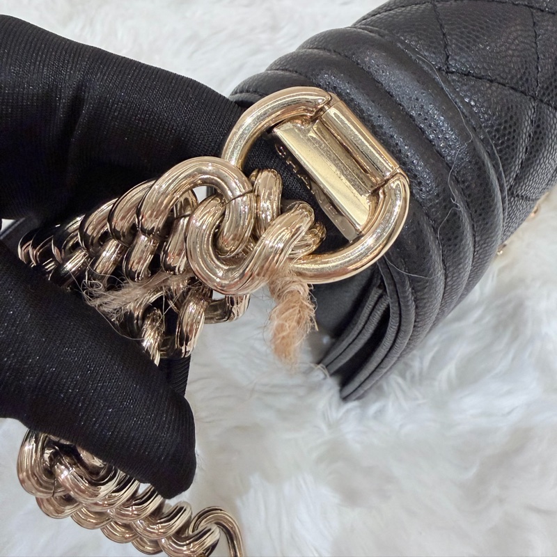Chanel/ Le Boy Mini/ 黑金-17