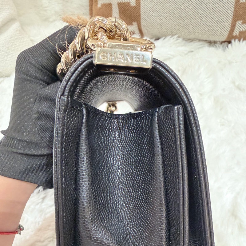 Chanel/ Le Boy Mini/ 黑金-21