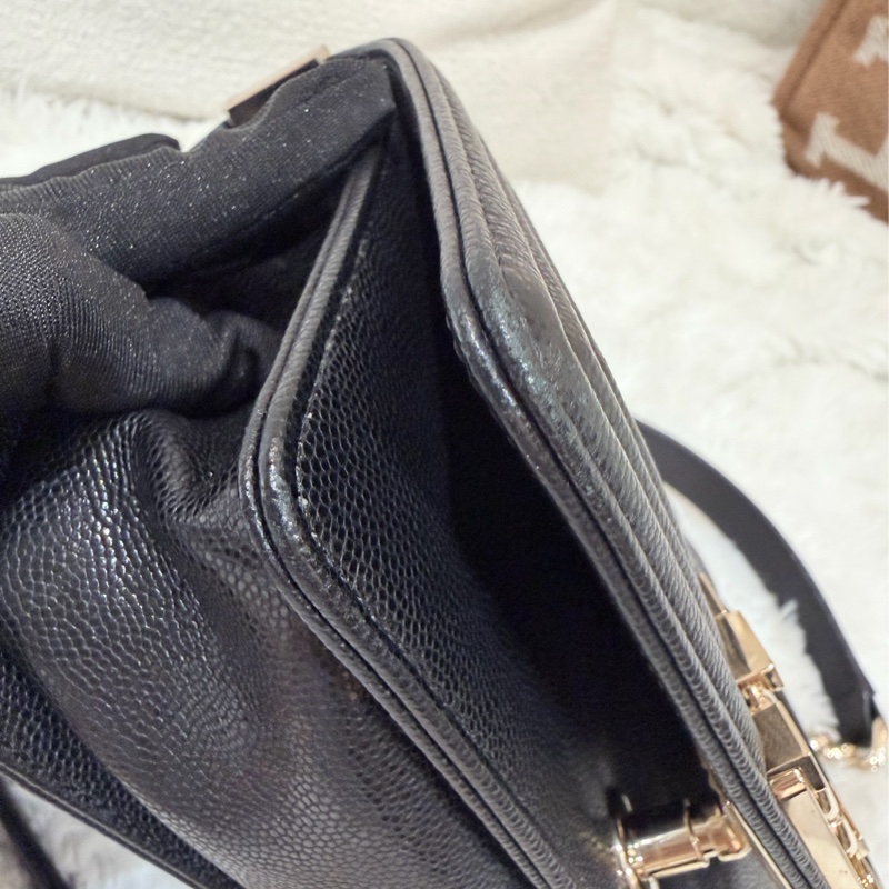 Chanel/ Le Boy Mini/ 黑金-25