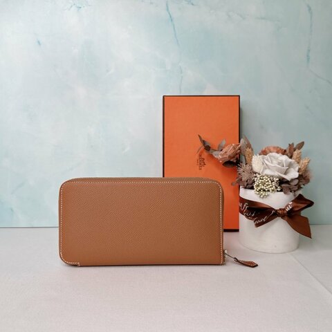 HERMES 全新Silk'In絲巾長夾