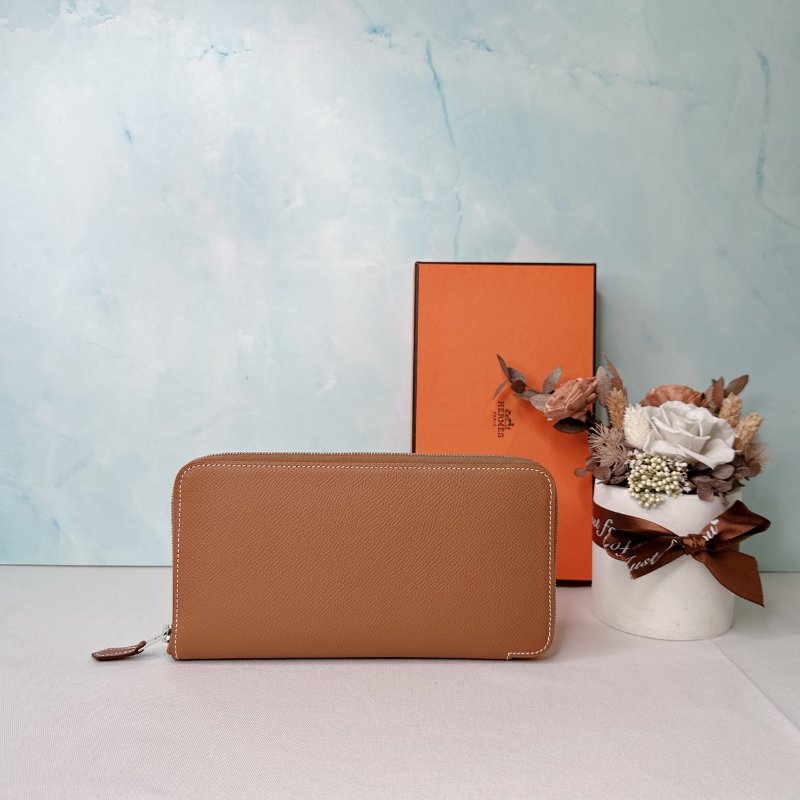 HERMES 全新Silk'In絲巾長夾-1