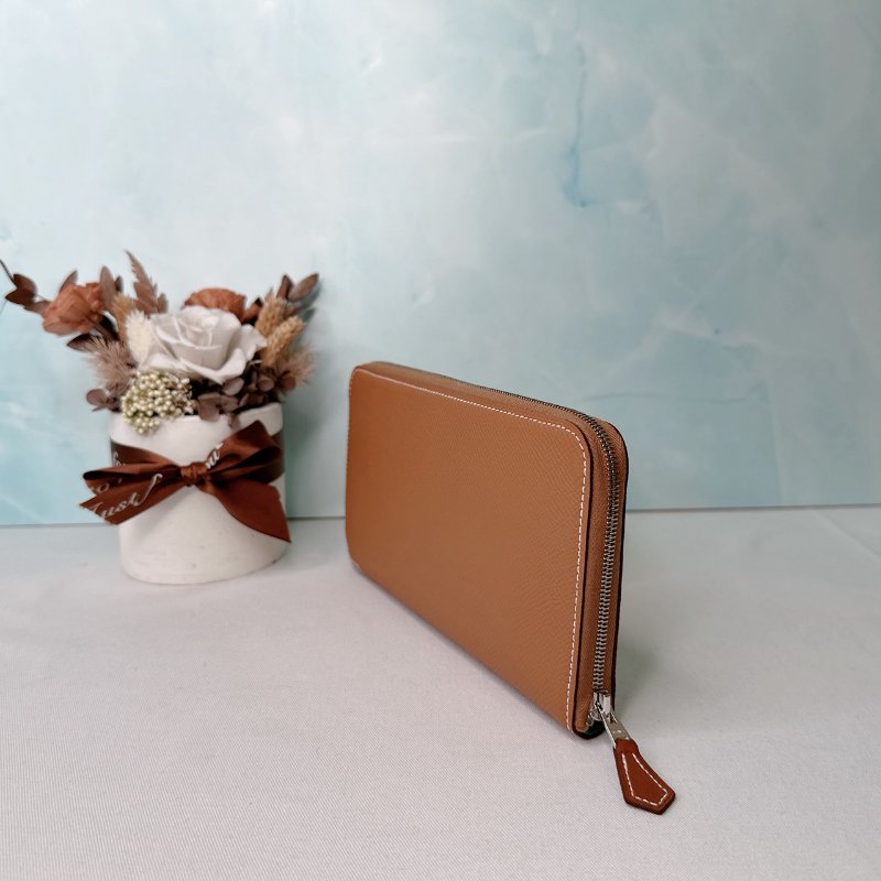 HERMES 全新Silk'In絲巾長夾-2