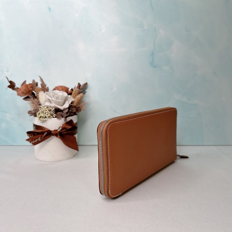 HERMES 全新Silk'In絲巾長夾-3