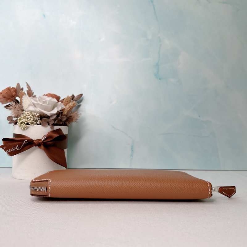 HERMES 全新Silk'In絲巾長夾-5