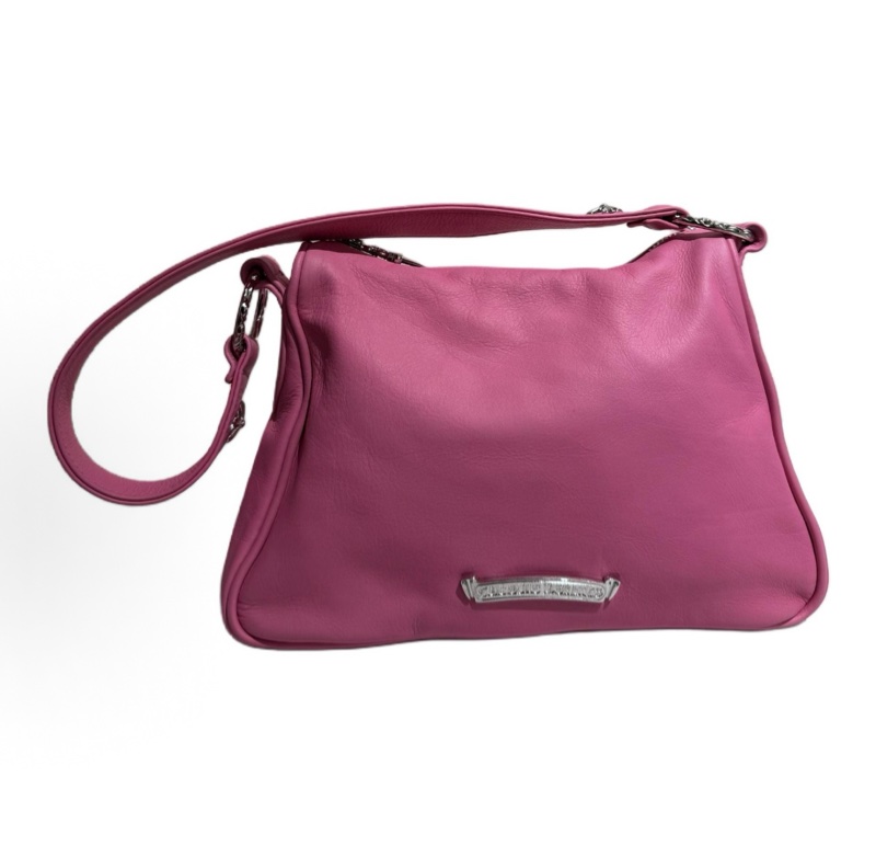 Chrome Hearts 克羅心 寶劍 手提單肩包 女款 粉色-4