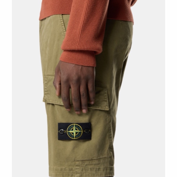 Stone Island 男士 腰帶環工裝短褲28 29 30 31 32 33 34 36 38碼-3