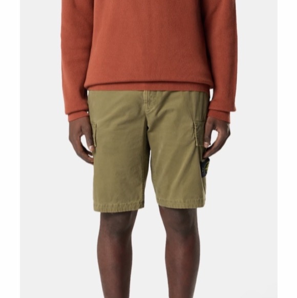 Stone Island 男士 腰帶環工裝短褲28 29 30 31 32 33 34 36 38碼-6