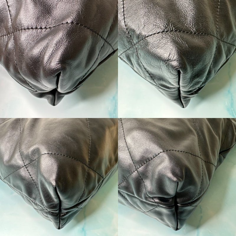 CHANEL  小款黑金22包-8