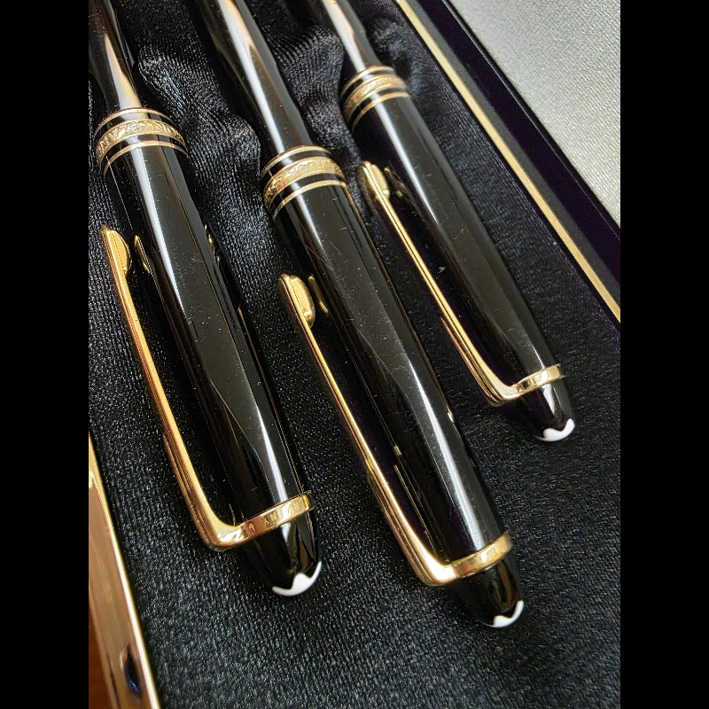 套組出售｜真品Montblanc Meisterstück Pix 萬寶龍鋼珠筆 自動鉛筆0.5mm 原子筆附盒-6