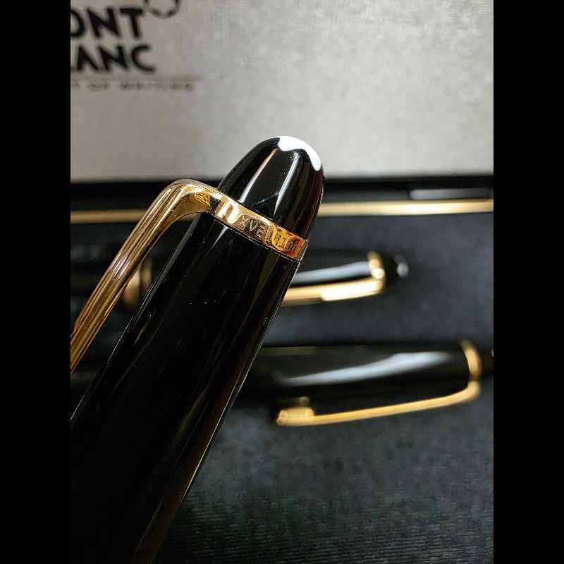套組出售｜真品Montblanc Meisterstück Pix 萬寶龍鋼珠筆 自動鉛筆0.5mm 原子筆附盒-8