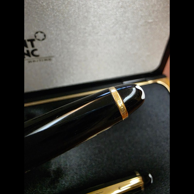 套組出售｜真品Montblanc Meisterstück Pix 萬寶龍鋼珠筆 自動鉛筆0.5mm 原子筆附盒-9