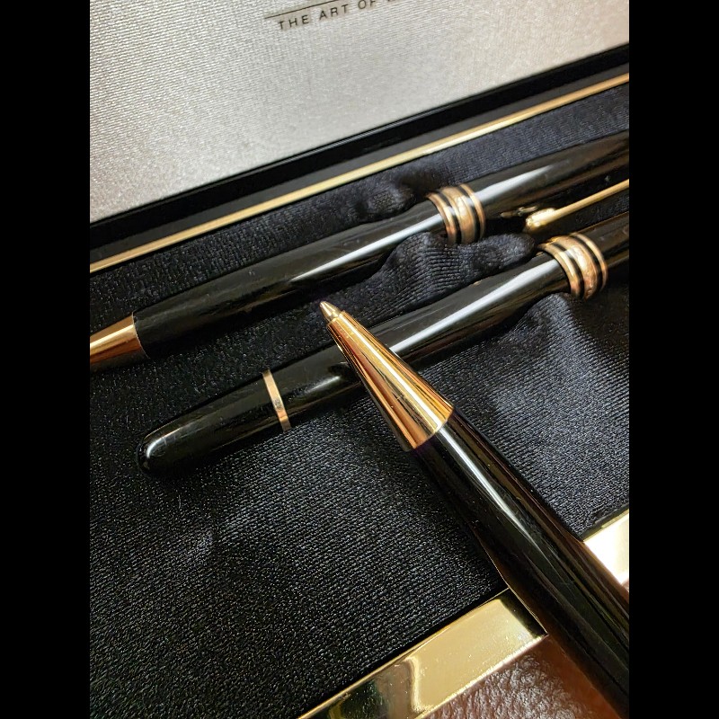 套組出售｜真品Montblanc Meisterstück Pix 萬寶龍鋼珠筆 自動鉛筆0.5mm 原子筆附盒-15