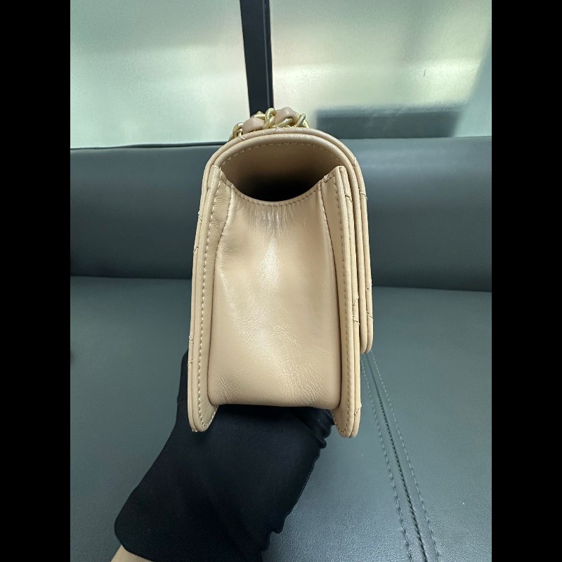 Chanel Flap 新款雙金珠-3