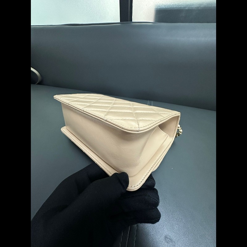 Chanel Flap 新款雙金珠-8