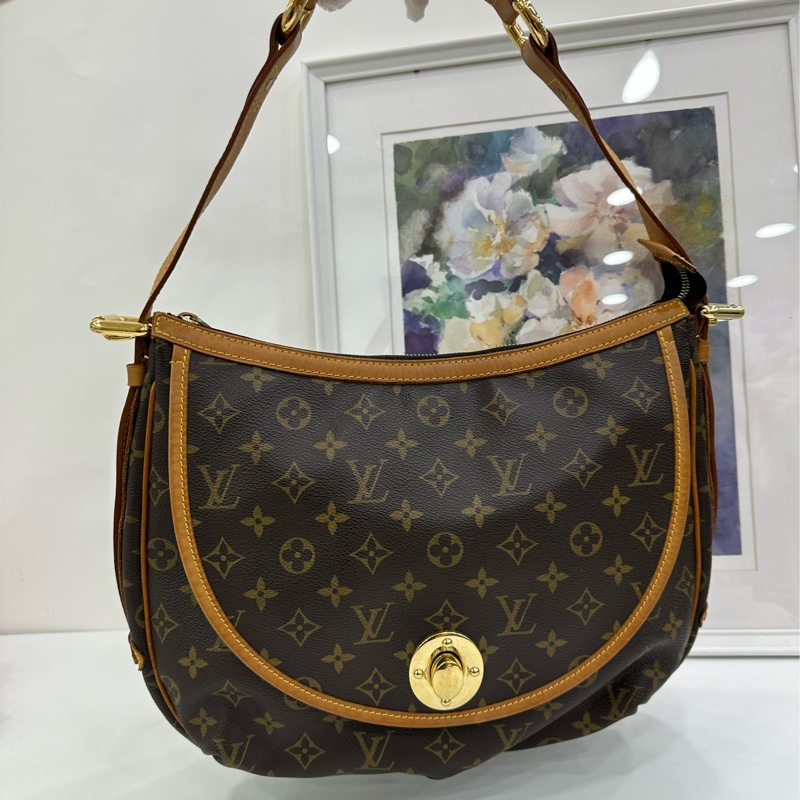 LV老花金豆南瓜包 原始好成色 07年編碼-5