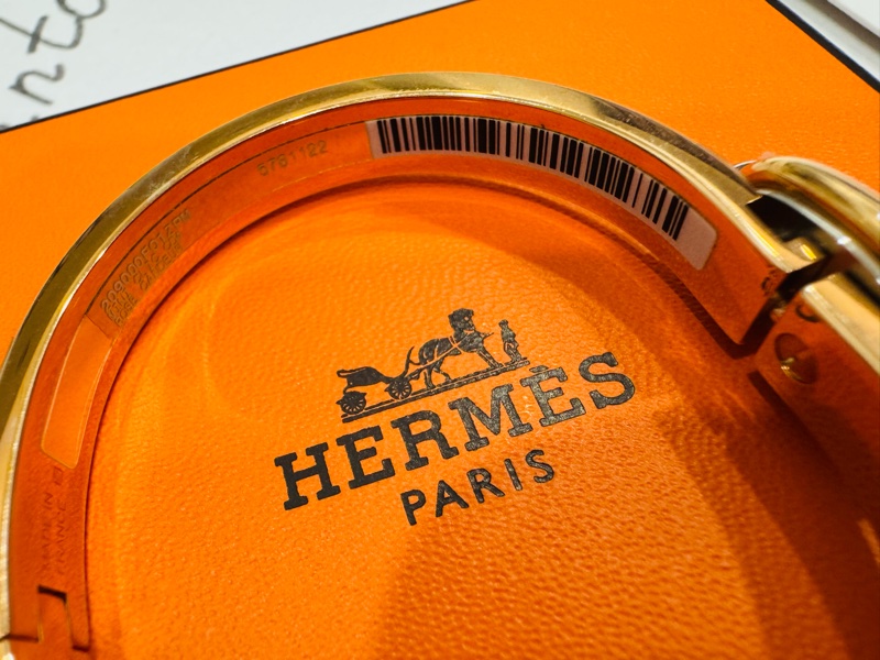 全新Hermes 豬鼻手鐲 粉色 未拆膜-4