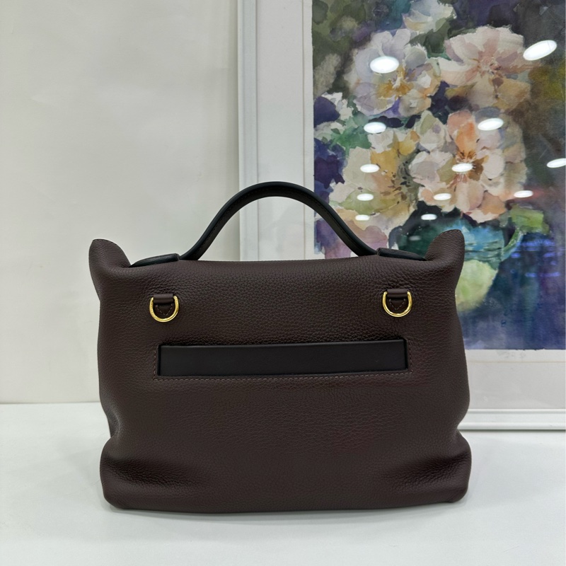Hermes 愛馬仕 2424-29 烏木色拼黑色金扣 Z刻-2