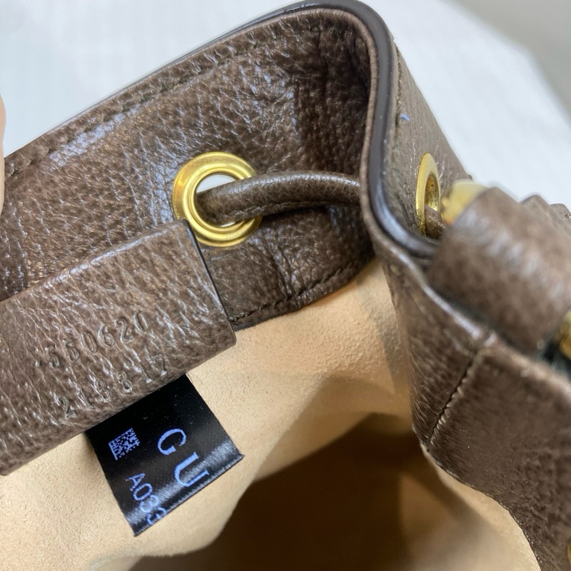 古馳/Gucci Ophidia系列  米色和烏木色GG Supreme帆布 15.5釐米（寬）x 19釐米（高）x 9釐米（深）-8