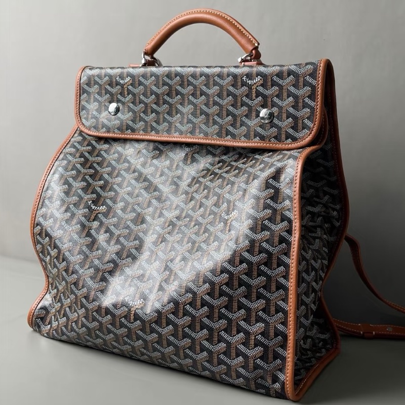 Goyard戈雅Saint Leger折叠雙肩包🚴‍♂️全網都在找的棕色包-0