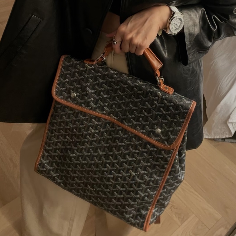 Goyard戈雅Saint Leger折叠雙肩包🚴‍♂️全網都在找的棕色包-2
