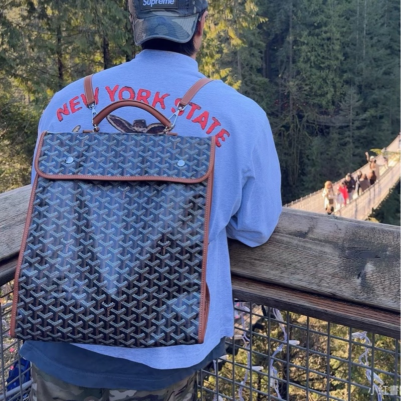 Goyard戈雅Saint Leger折叠雙肩包🚴‍♂️全網都在找的棕色包-3