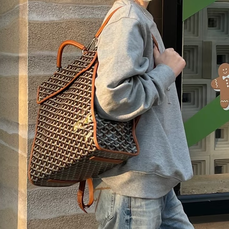 Goyard戈雅Saint Leger折叠雙肩包🚴‍♂️全網都在找的棕色包-6