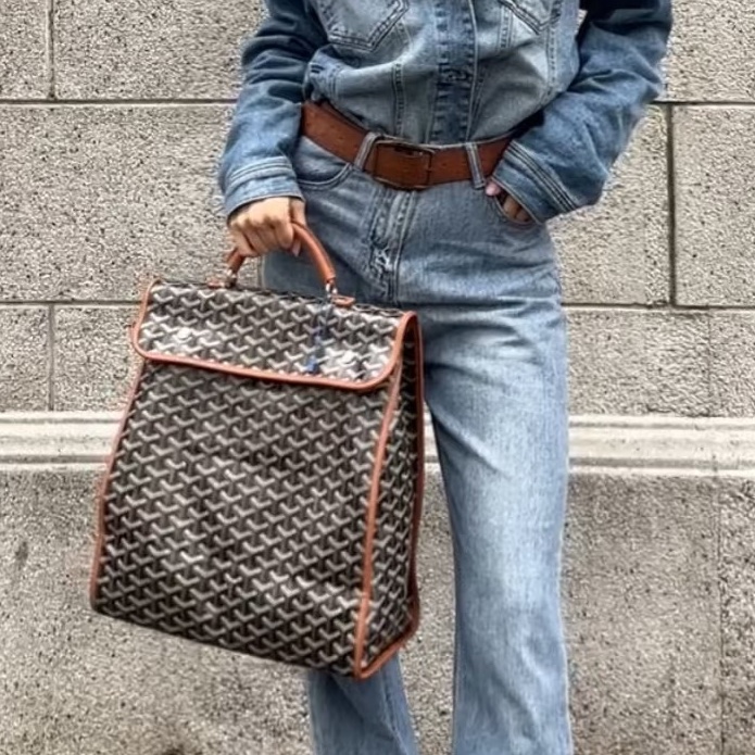 Goyard戈雅Saint Leger折叠雙肩包🚴‍♂️全網都在找的棕色包-22