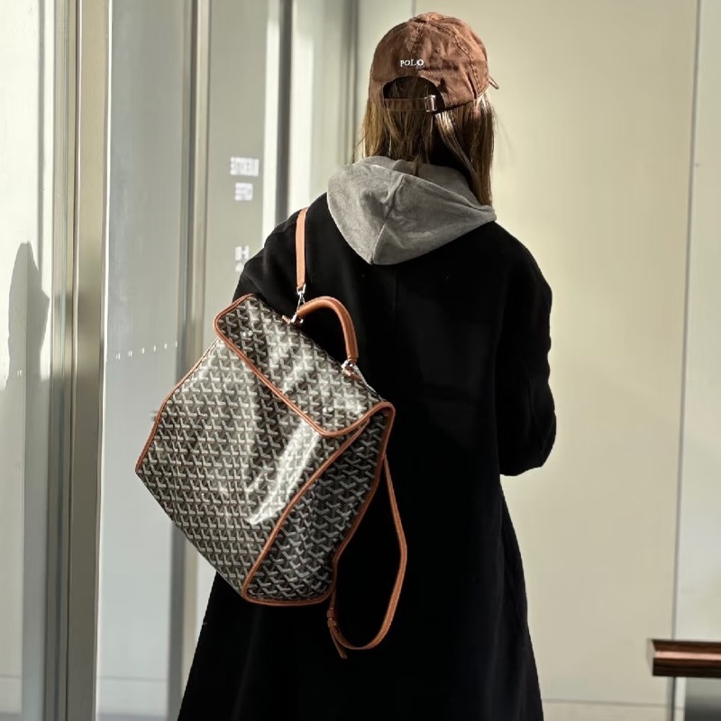 Goyard戈雅Saint Leger折叠雙肩包🚴‍♂️全網都在找的棕色包-23