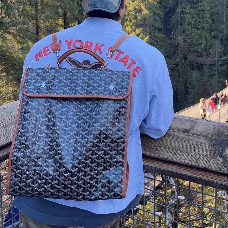 Goyard戈雅Saint Leger折叠雙肩包🚴‍♂️全網都在找的棕色包-24