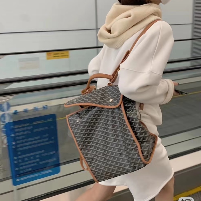 Goyard戈雅Saint Leger折叠雙肩包🚴‍♂️全網都在找的棕色包-29