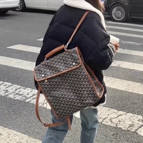 Goyard戈雅Saint Leger折叠雙肩包🚴‍♂️全網都在找的棕色包-30