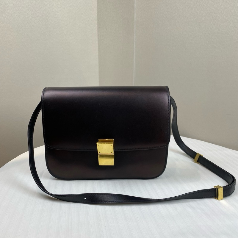 賽琳/Celine     小牛皮和小羊皮襯里 24x18x6cm(9x7x2in)-1