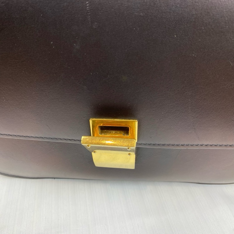 賽琳/Celine     小牛皮和小羊皮襯里 24x18x6cm(9x7x2in)-2