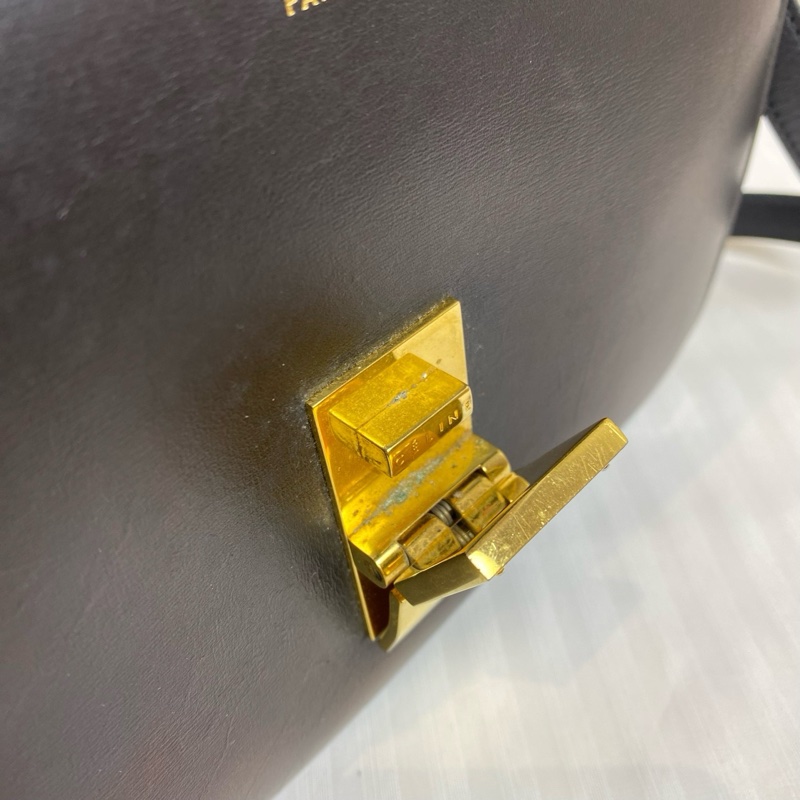 賽琳/Celine     小牛皮和小羊皮襯里 24x18x6cm(9x7x2in)-3