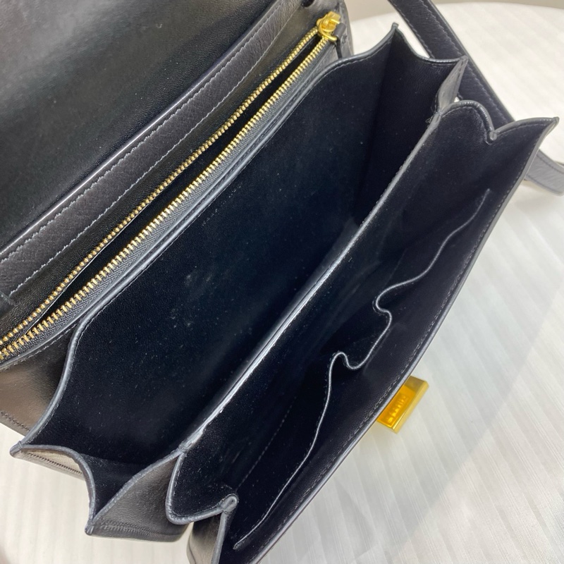 賽琳/Celine     小牛皮和小羊皮襯里 24x18x6cm(9x7x2in)-4