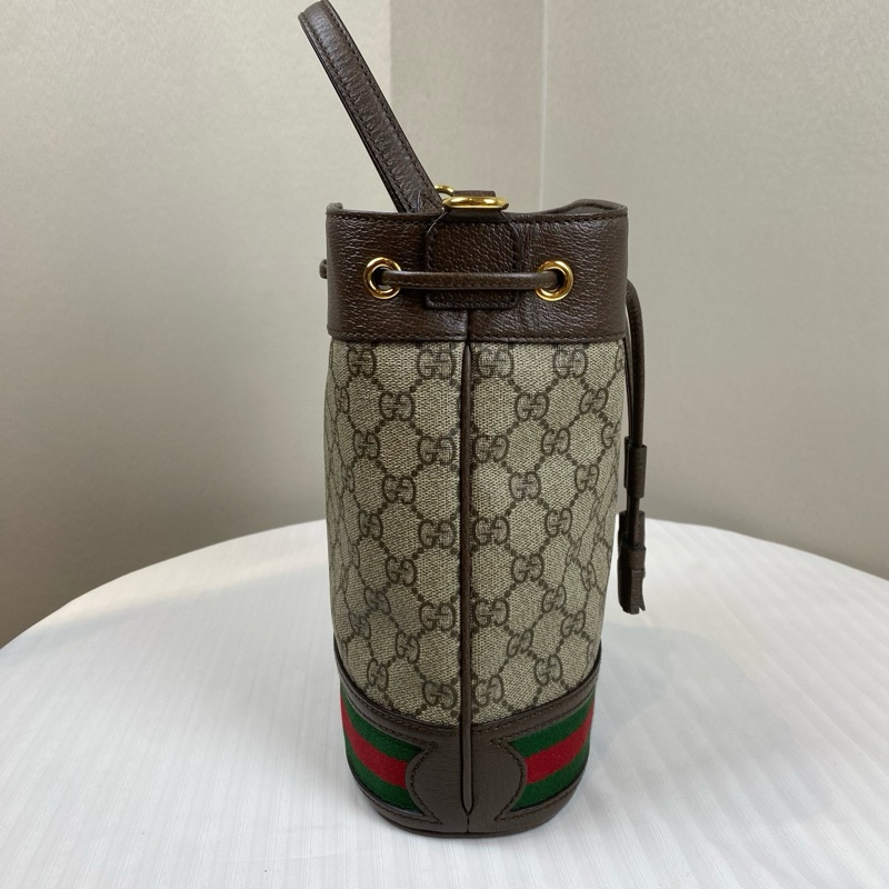 古馳/Gucci Ophidia系列   米色和烏木色GG Supreme帆布20*10*25-4