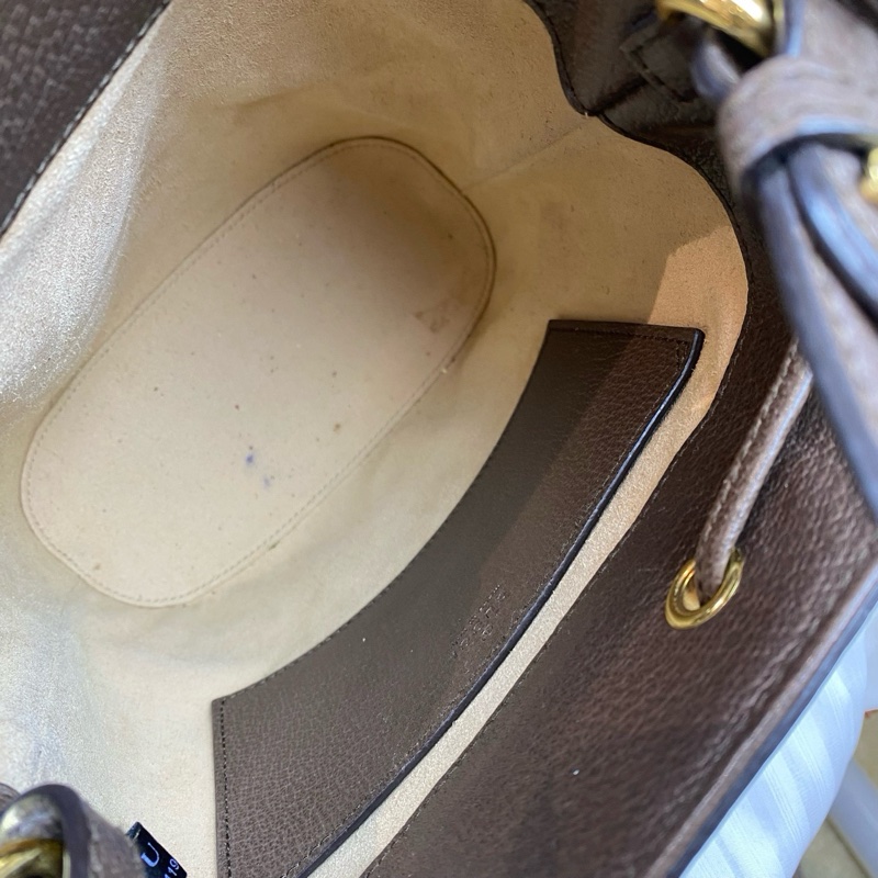 古馳/Gucci Ophidia系列   米色和烏木色GG Supreme帆布20*10*25-7