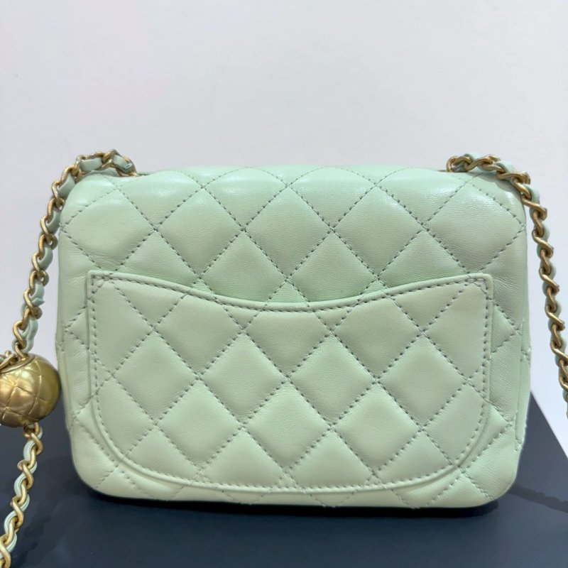 CHANEL 金球 方胖子/斜背包/側背包/肩背包/手提包 9成新-3