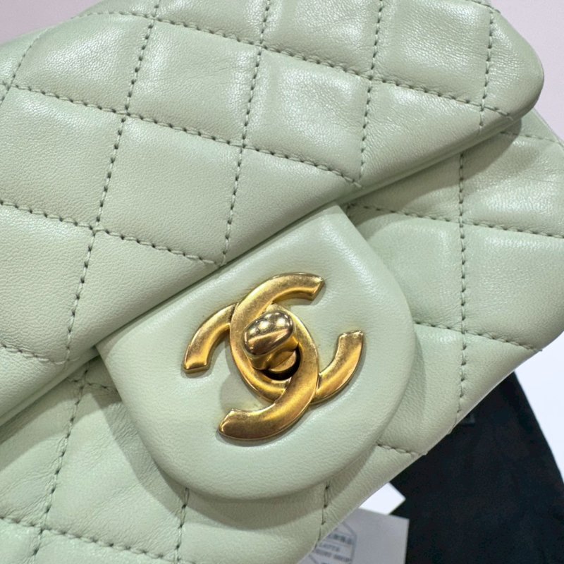 CHANEL 金球 方胖子/斜背包/側背包/肩背包/手提包 9成新-8