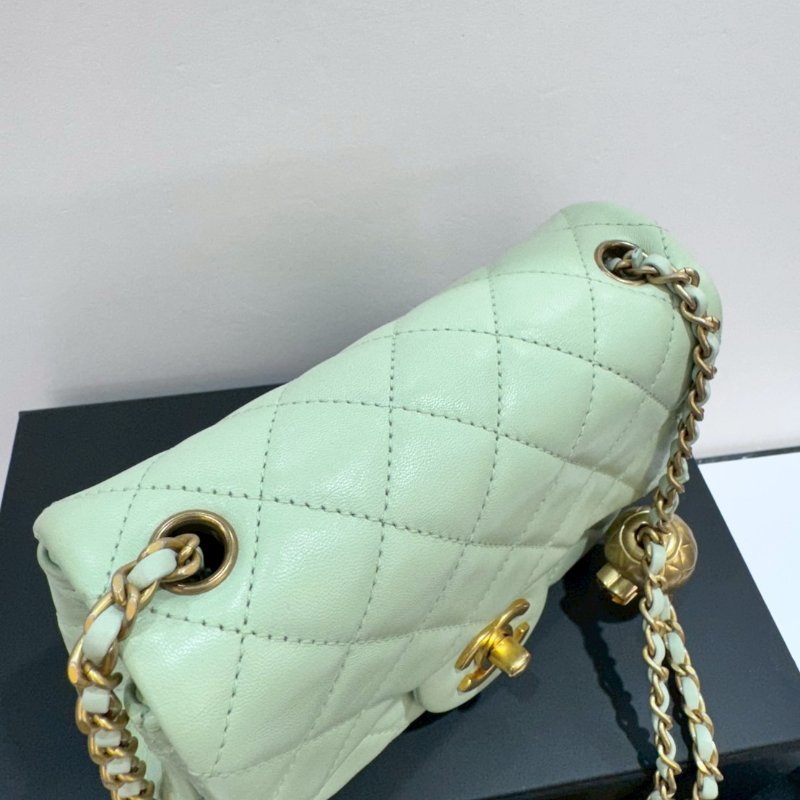 CHANEL 金球 方胖子/斜背包/側背包/肩背包/手提包 9成新-10